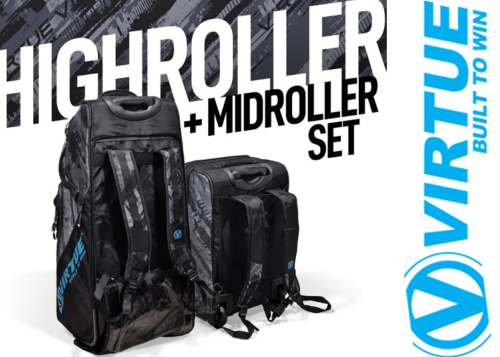 Set Virtue High Roller V4 + Mid Roller Gear Bag - Graphic Black