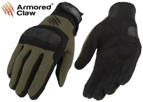 Gants Coqués Armored Claw Tactical - Olive S