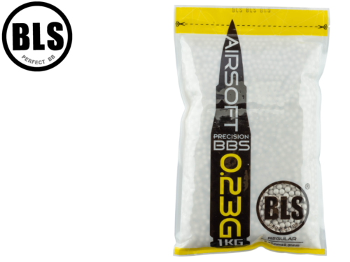 Billes Airsoft BLS 0.23g Blanche / 1 kg