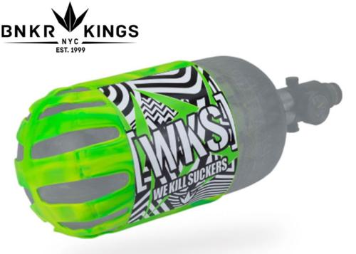 Bunker Kings Knuckle Butt tank cover - Shred Lime