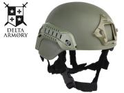 Casque Tactique Delta Armory Airsoft MICH 2000 - Olive