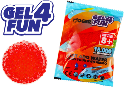 15000 Gel Blaster Gel4Fun rouges