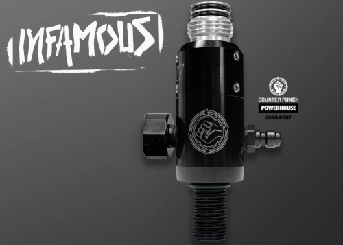 Preset 4500 PSI Infamous Powerhouse Counterpunch Long Body black