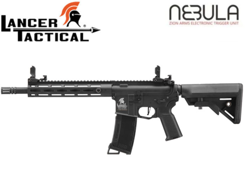 Réplique Airsoft Lancer Tactical AEG HELLION GEN3 ETU 10' M-LOCK 1J Noir