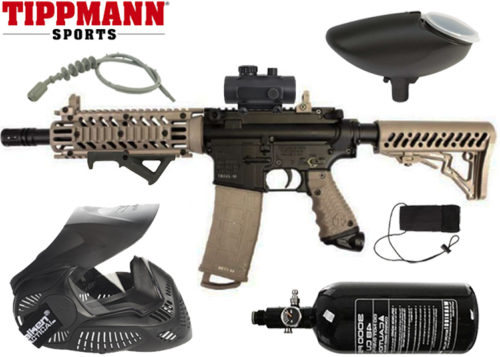 Pack Tippmann TMC Warfare black tan air comprimé