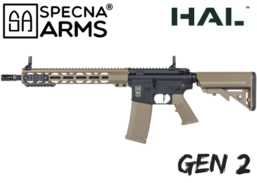 Réplique Airsoft Specna Arms SA-F09 Gen 2 HAL Black/Tan