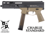 Réplique Airsoft Delta Armory Stribog SP10A3 Charlie Standard Black / Tan