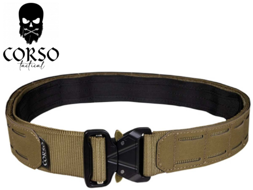 Ceinturon tactique Hook Molle MK1 - Corso Tactical Coyote L/XL