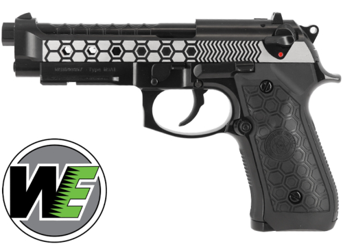 Réplique Airsoft WE M9A1 Hex Cut Gen II Bi-Ton gaz GBB