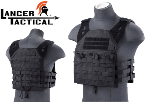 Gilet tactique Lancer Tactical Molle à retention noire