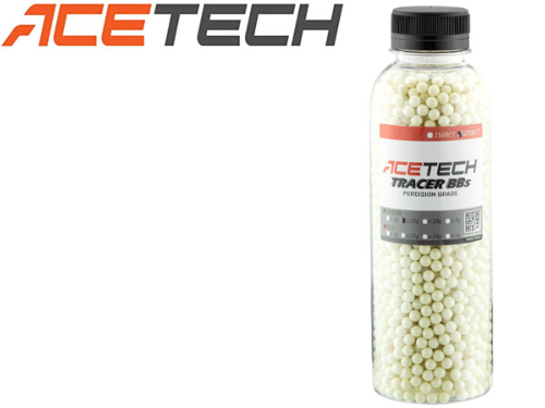 Billes Airsoft Acetech Rain 0.25g / 2700 Traçantes Green