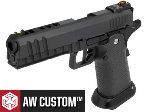 Réplique Airsoft AW Custom HX2033 Semi/Full black gaz GBB