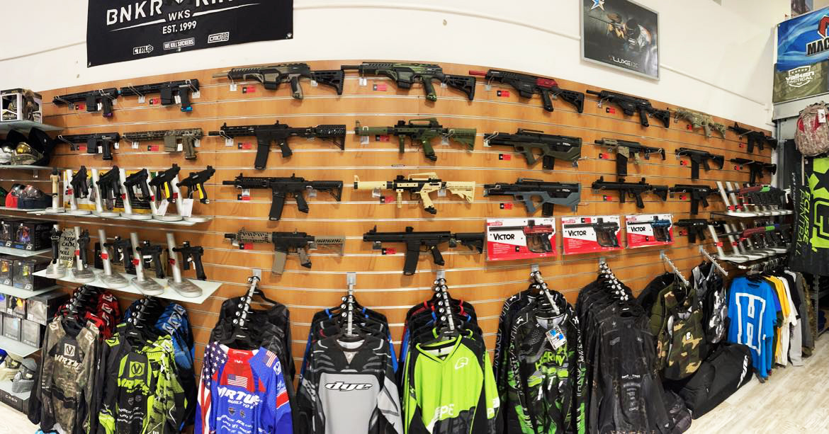 Alliance Paintball, le shop