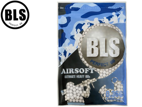 Billes Airsoft BLS 0.36g Blanche / 1000