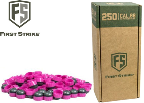 Boîte de 250 billes First Strike smoke / pink / blue