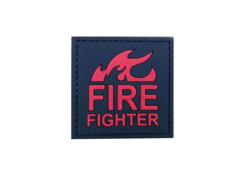  Patch - FIre Fighter Black Red