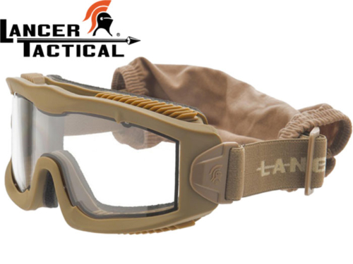 Masque protection Lancer Tactical série Aero tan 3 écrans