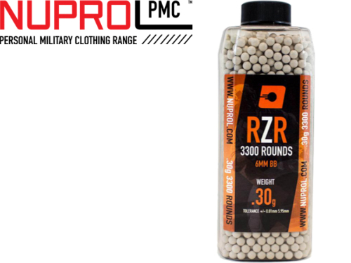 Billes Airsoft RZR Rain 0.30g / 3300