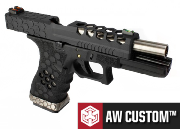 Réplique Airsoft AW Custom VX0101 Hex-Cut Black GBB
