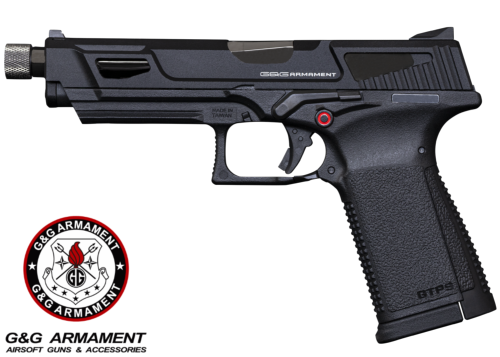 Réplique Airsoft G&G GTP9 Métal Slide Black gaz GBB