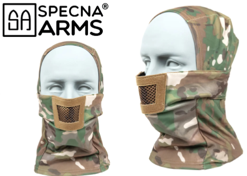 Masque Cagoule Respiratoire Specna Arms Multicam