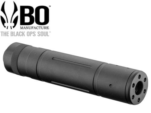 Silencieux Bo Manufacture universel 14mm noir 150mm