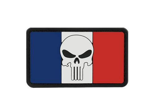 Patch France Flag Skull