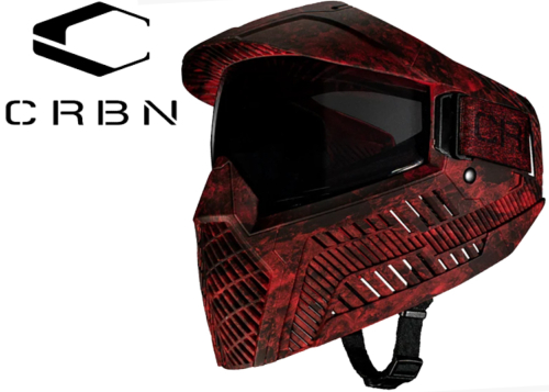 Masque Paintball CRBN OPR thermal red camo