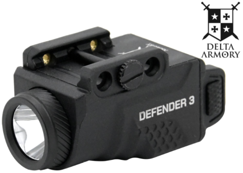 Lampe tactique LED Defender 3 Delta Armory Black