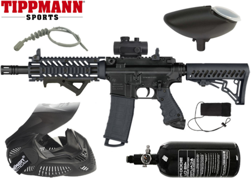 Pack Tippmann TMC Warfare black air comprimé