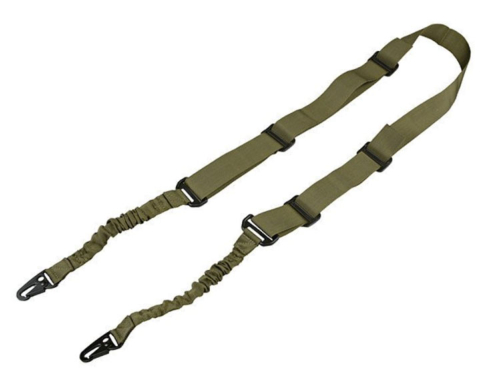 Sangle tactique 2 points bungee olive