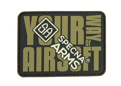  Patch - Specna Arms Your way of Airsoft green