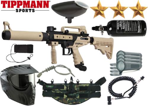 Ranger Pack Tippmann Cronus Tactical black/tan air comprimé