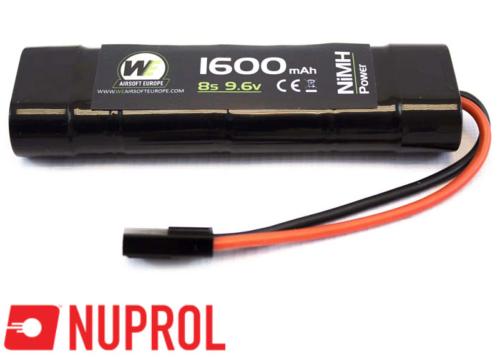 Batterie Nimh 9.6V - 1600 mAh - Mini - T-Dean - ASG