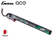 Batterie LIPO Gens 1 stick 2S 11.1V 1400mAh 25C Type AK