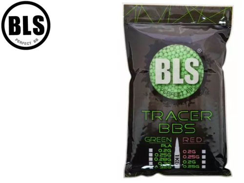 Billes Airsoft BLS Traçante 0.25g / 1Kg Bio