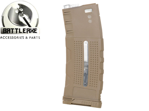 Chargeur Battle Axe 380 Billes Hi-cap M4/M16/M15 polymer dark earth