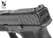 Réplique Airsoft Delta Armory pistol P03 GBB Black