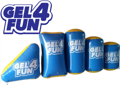 Gel4Fun Recreationnal Bunkers blue/yellow - 5 obstacles