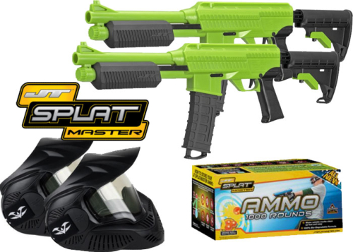 Dual Pack JT Splatmaster Fusil à pompe Z18 + 1000 billes