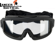 Masque protection Lancer Tactical série Aero Black clear