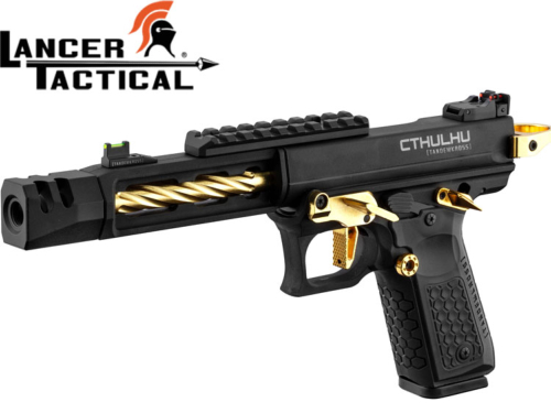 Réplique Airsoft Lancer Tactical GBB Cthulhu black gold