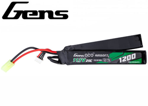 Batterie LIPO Gens 2 stick 2S 11.1V 1200mAh 25C Tamiyia
