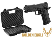 Réplique Airsoft Golden Eagle Hi-Capa 1911 black gaz GBB