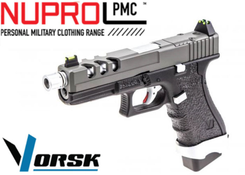 Réplique Airsoft Vorsk VP26X grey gaz GBB