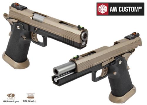 Réplique Airsoft AW Custom HX1103 GBB TAN Co2/Gaz