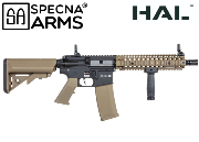 Réplique Airsoft Specna SA-C19 Core HAL ETU black tan Daniel Defense