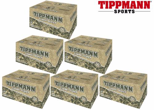 Lot de 6 cartons de 2000 billes Tippmann Combat