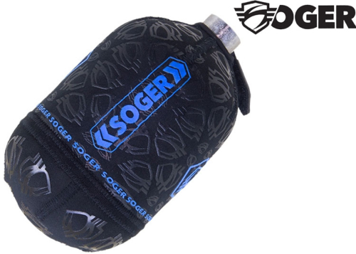 Housse de bouteille 0.8l Soger Protek black / Blue