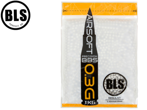 Billes Airsoft BLS 0.30g Blanche / 1 kg